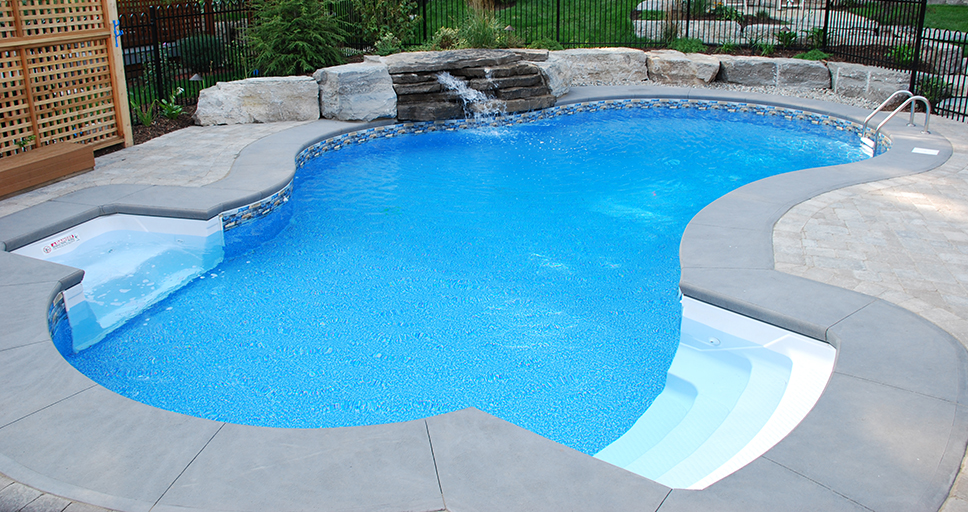 Mesa With Gunite Light Blue - Boldt Pools & Spas